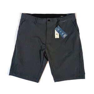 Kenneth Cole 36 Slim Fit Techni Cole Shorts Mens Tech Stretch Gray Black Heather